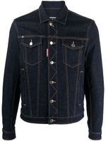 DSQUARED2 buttoned denim jacket - Bleu