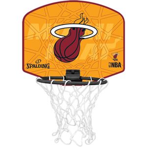 Spalding Basketbal Miniboard Miami Heat oranje/rood