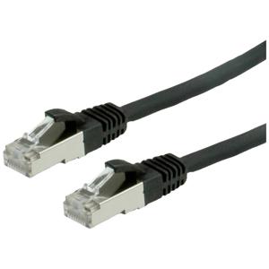 VALUE Patchkabel Cat.6 (Class E) S/FTP (PiMF), LS0H, zwart, 1,5 m