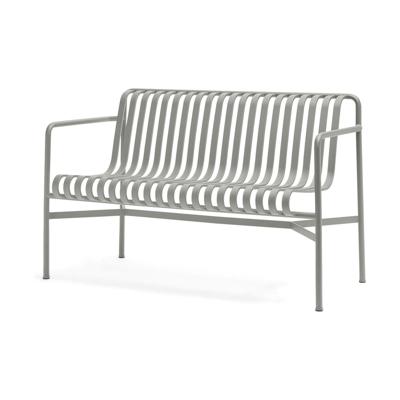 HAY Palissade tuinbank met armleuning sky grey