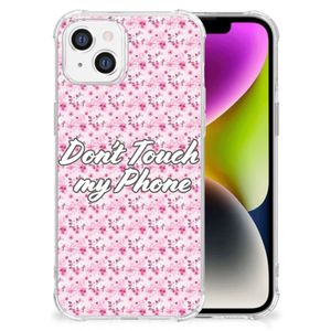 iPhone 14 Anti Shock Case Flowers Pink DTMP