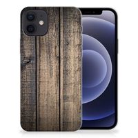 iPhone 12 | 12 Pro (6.1") Bumper Hoesje Steigerhout - thumbnail