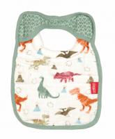 Nuby slabbetje Draagbaar met kraagje junior 27 cm groen