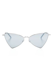 Saint Laurent Eyewear lunettes de soleil Jerry à logo embossé - Noir