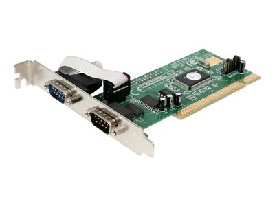 StarTech.com 2-poort PCI RS232 Seriële Adapterkaart met 16550 UART StarTech.com 2-poort PCI RS232 Seriële Adapterkaart met 16550 UART