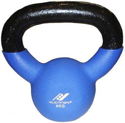 Rucanor kettlebell 4 kg blauw Rucanor kettlebell 4 kg blauw