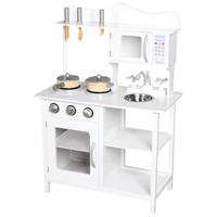Bino speelgoedkeuken Amelie junior 60 x 30 x 86 cm hout wit