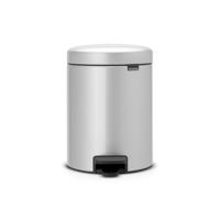 Brabantia pedaalemmer newlcon 5 liter metallic grey