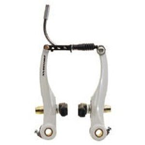 Promax V-brake set voor en achter aluminium wit