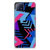 OPPO A53 5G | OPPO A73 5G TPU Hoesje Funky Triangle - thumbnail