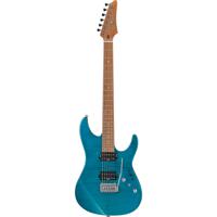 Ibanez Prestige Martin Miller Signature MM1-TAB Transparent Aqua Blue elektrische gitaar met koffer