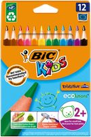 Kleurpotloden Bic Kids Evolution Triangle etui ÃƒÆ' 12 kleuren