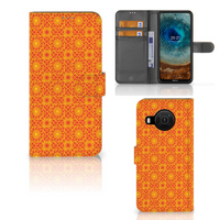 Nokia X10 | Nokia X20 Telefoon Hoesje Batik Oranje