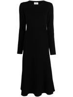 P.A.R.O.S.H. robe mi-longue en maille - Noir