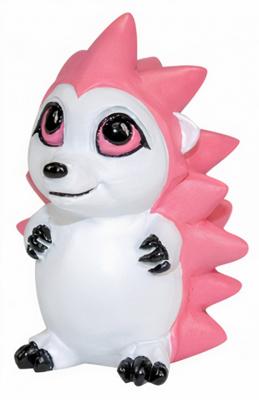 Lumo Stars speelfiguur Smultron egel junior 10 cm ABS roze/wit