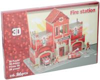 TOM puzzel 3D brandweer 86 stukjes