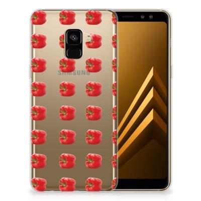 Samsung Galaxy A8 Plus (2018) Siliconen Case Paprika Red Samsung Galaxy A8 Plus (2018) Siliconen Case Paprika Red