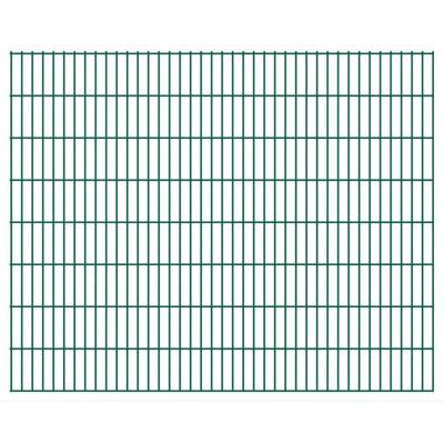 vidaXL Dubbelstaafmatten 2,008x1,63 m 14 m (totale lengte) groen vidaXL Dubbelstaafmatten 2,008x1,63 m 14 m (totale lengte) groen