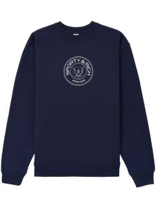 Sporty & Rich sweat à logo Connecticut Crest imprimé - Bleu