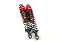 Absima aluminium schokdempers, rood, 75mm voor 1/10 auto - thumbnail