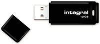 Integral USB 2.0 stick, 128 GB, zwart - thumbnail