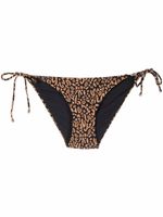 Nanushka bas de bikini à imprimé animalier - Marron