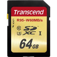 Transcend Ultimate SDXC-kaart Industrial 64 GB Class 10, UHS-I, UHS-Class 3 - thumbnail