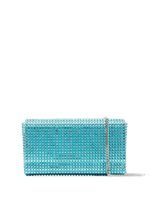 Amina Muaddi pochette Paloma à ornements en cristal - Bleu