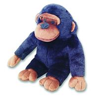 happypet Mad About Pets Big Buddie - Chucky the Chimpansee pratende hond speelgoed, bruin, L (Pack van 1)