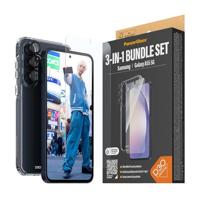 PanzerGlass™ Samsung Galaxy A55 3-In-1 Bundle 360-graden bescherming houdt je telefoon veilig tegen vallen, schokken en krassen