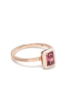 Selim Mouzannar bague Mina en or rose 18ct sertie de rhodolite