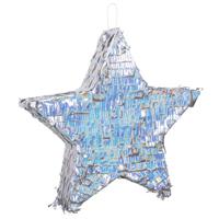 Boland Piñata ster zilver 44 x 44 cm - thumbnail