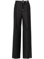 Prada pantalon de tailleur en mohair - Noir