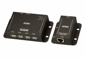 ATEN 4 poorts USB 2.0 Cat 5 Verlenger (tot 50 m)