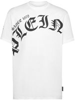 Philipp Plein t-shirt en coton à logo imprimé - Blanc