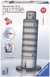 Ravensburger puzzel 216 stukjes gebouwen midi toren van pisa 3D