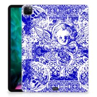 Tablet BackCover iPad Pro 12.9 (2020) | iPad Pro 12.9 (2021) Angel Skull Blauw - thumbnail