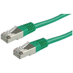 VALUE Patchkabel Cat.6 (Class E) S/FTP (PiMF), groen, 10 m