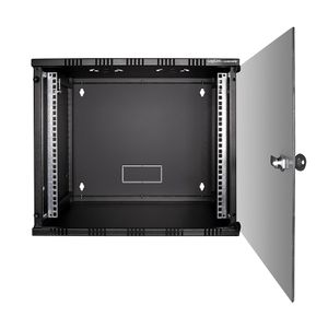 LogiLink 19 WALLMOUNT SOHO BOX 9U 540*550, BLACK, FLATPACK 19inch-wandkast (b x h x d) 540 x 456 x 550 mm 9 HE Zwart (RAL 9005)