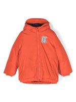 Kenzo Kids veste à logo imprimé - Orange