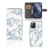 iPhone 12 | 12 Pro (6.1") Uniek Hoesje Blossom White - thumbnail