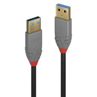 LINDY usb 3.0 kabel type a anthra line 5m