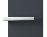 Sapho Elion enkelzijdige handdoekhouder 41cm RVS geborsteld