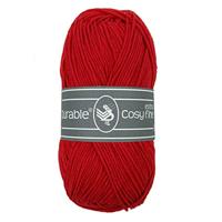 Cosy Extra Fine Wollen | 50 g per bol - Basisprijs 5,90 /100 g | 180 meter looplengte | van 58% katoen & 42% polyacryl (318 - Tomato)