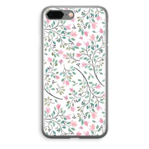 Sierlijke bloemen: iPhone 8 Plus Transparant Hoesje