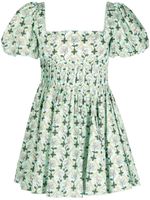 Agua By Agua Bendita robe courte Caramelo Herbal en coton - Bleu