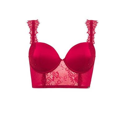 Sapph voorgevormde longline beugelbh Nathalia rood Sapph voorgevormde longline beugelbh Nathalia rood