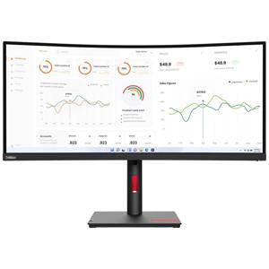 Lenovo ThinkVision T34w-30 LED-monitor Energielabel F (A - G) 86.4 cm (34 inch) 3440 x 1440 Pixel 21:9 6 ms DisplayPort, HDMI, USB-C, USB 3.2 Gen 1 (USB 3.0),