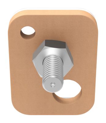 tesa 77902 Zelfklevende schroef vierkant (l x b) 18 mm x 11 mm Beige Inhoud: 2 stuk(s)