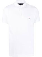 Tommy Hilfiger polo à logo brodé - Blanc